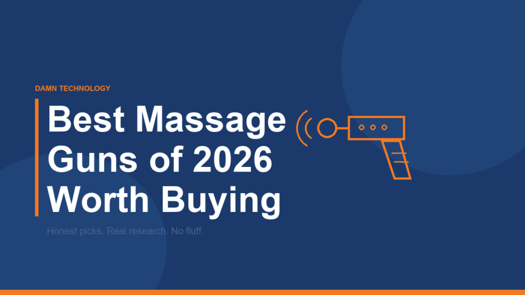 Best massage guns of 2026 comparison guide from Damn Technology