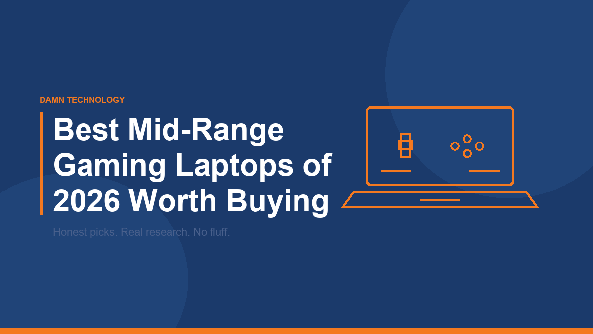 Best mid-range gaming laptops of 2026 guide from Damn Technology